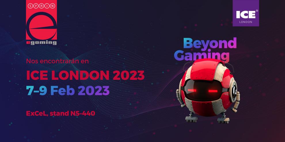 E-GAMING SPAIN estará presente en la edición 2023 de ICE en Londres