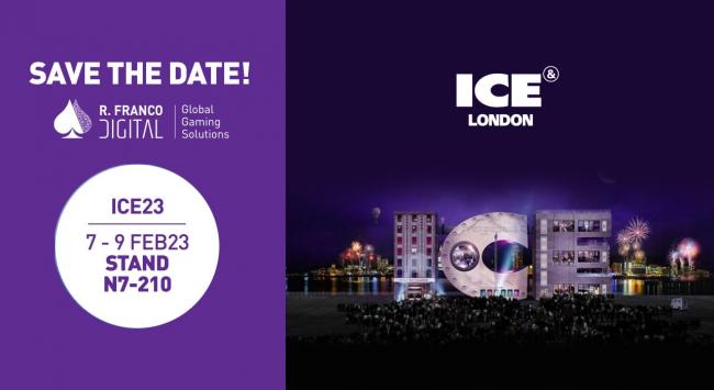 R. FRANCO DIGITAL will be at the ICE Totally Gaming 2023