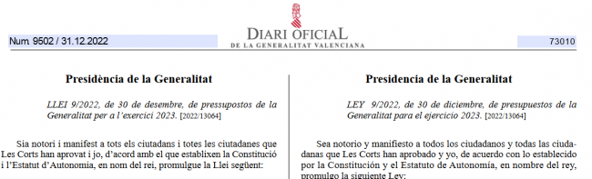 VALENCIA, IMPUESTOS AL JUEGO, INGRESOS