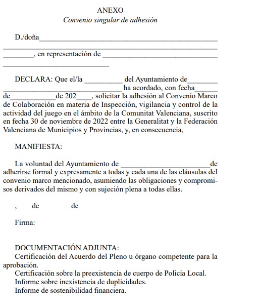 La Generalitat Valenciana corrige la Resolución de la colaboración con Ayuntamientos añadiendo un convenio de anexión