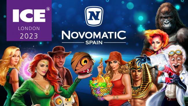 NOVOMATIC SPAIN hará ESTRENOS EN EXCLUSIVA en ICE LONDON