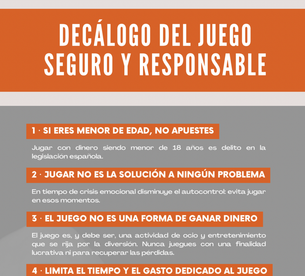 Jdigital presenta el 'Decálogo del Juego Seguro y Responsable', apoyado por organizaciones de referencia en el ámbito en España