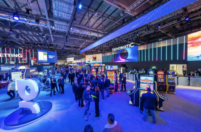 NOVOMATIC Spain deslumbra en el regreso de ICE London 2023