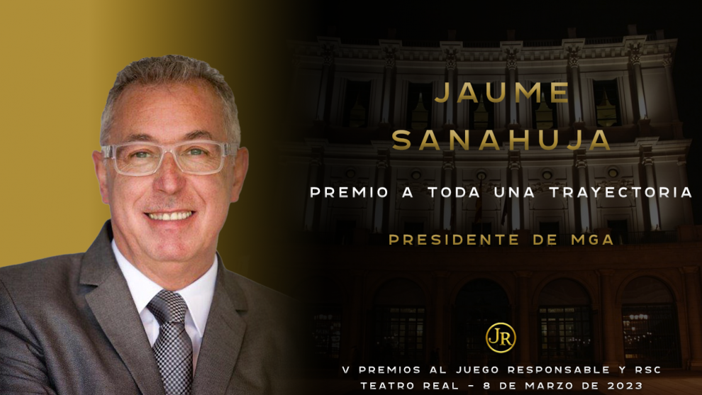 JUEGO RESPONSABLE, PREMIOS, MGA, JAUME SANAHUJA