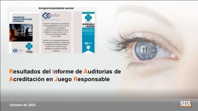 Los Reguladores de VALENCIA valoran positivamente los Resultados del Programa de Acreditación en Juego Responsable en Hostelería de COFAR