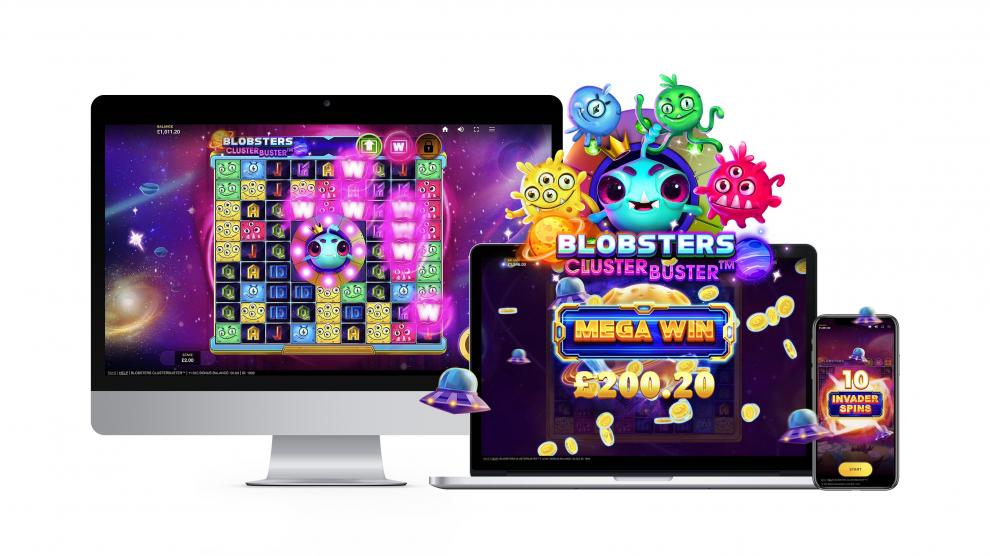 Red Tiger despega en Blobsters con temática extraterrestre Clusterbuster