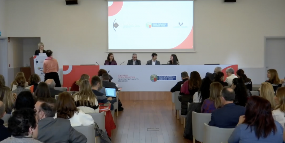 Así se vivió la Jornada de "Mujer y juegos de azar" del Observatorio Vasco del Juego