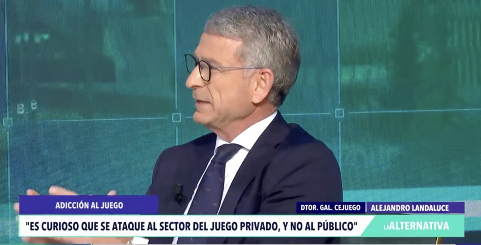 Alejandro Landaluce: "La inmensa mayoría de personas de entre 14 y 18 años que juegan en España lo hacen en Loterías, Primitivas y Rascas de la ONCE"