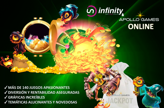 APOLLO GAMES & INFINITYGAMING COMIENZAN SU INTEGRACIÓN EN PLATAFORMAS Y CASINOS ONLINE EN ESPAÑA CON MÁS DE 140 JUEGOS APASIONANTES