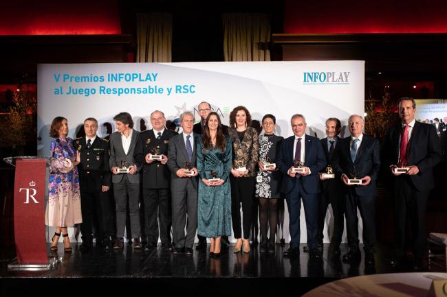 ESPECTACULAR repercusión de la V EDICIÓN de los PREMIOS INFOPLAY al JUEGO RESPONSABLE y RSC