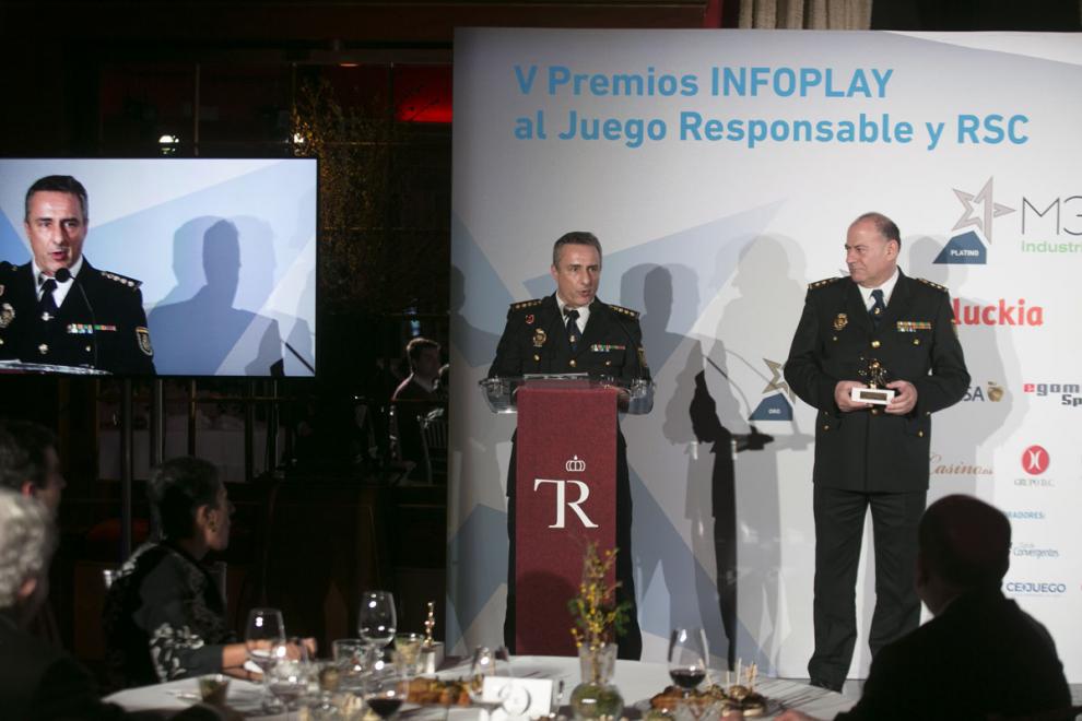 La UDEV, premiada en la V Gala de los Premios al Juego Responsable y RSC, al cargo de la importante operación declarada secreta
