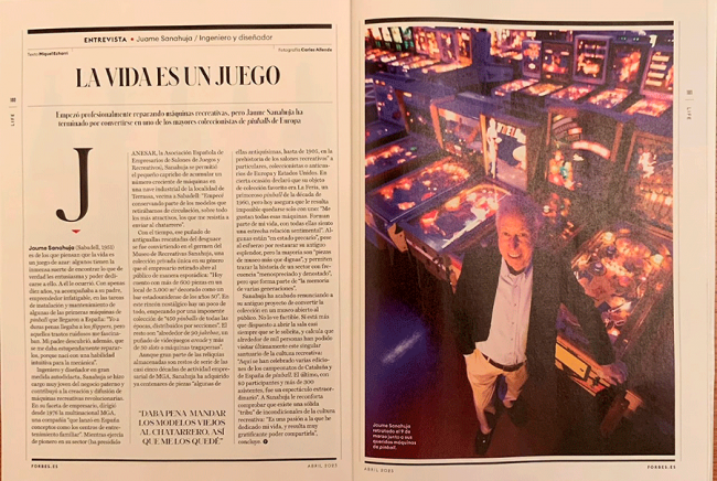 El MUSEO de JAUME SANAHUJA en FORBES
