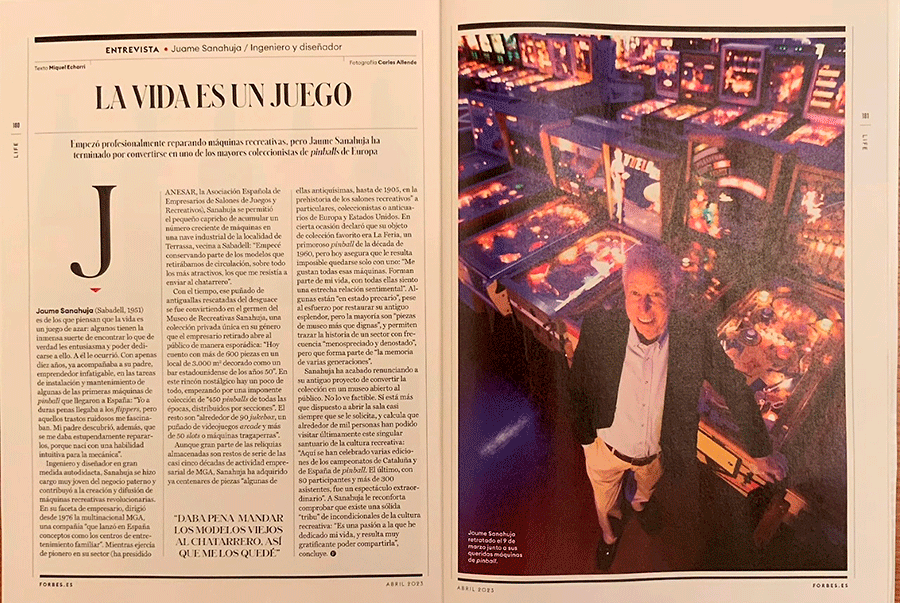 El MUSEO de JAUME SANAHUJA en FORBES