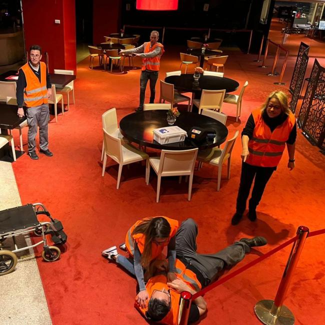 Éxito en el simulacro de emergencias realizado en Gran Casino Costa Brava de CIRSA