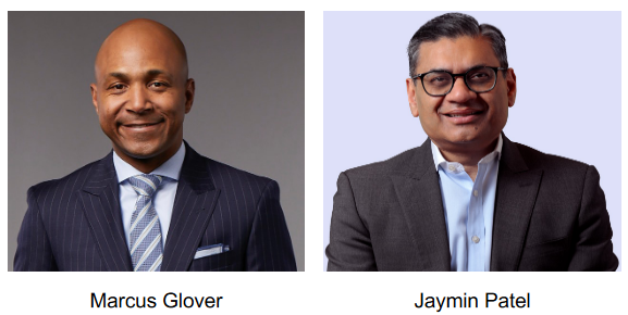 Bally’s Names Marcus Glover Executive Vice President and Chief Financial Officer and Appoints Jaymin B. Patel as Vice Chairman
