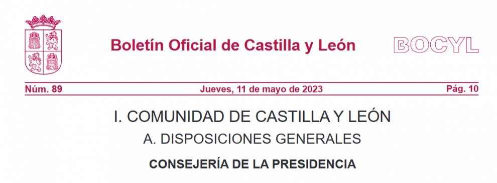 Castilla y León: Regulación de la máquina de tipo «E», o especial