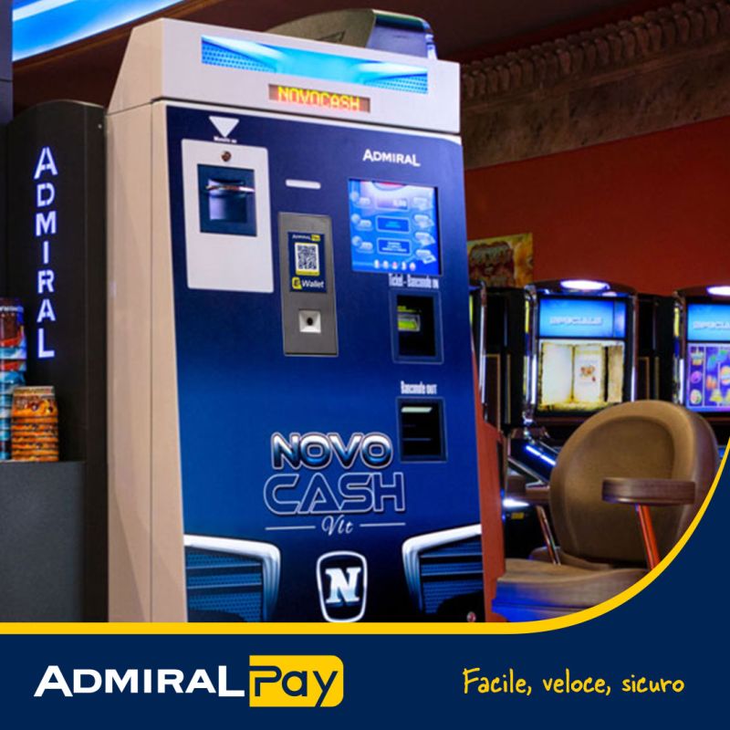 NOVOMATIC ITALIA, VLT, ADMIRAL PAY, EFECTIVO