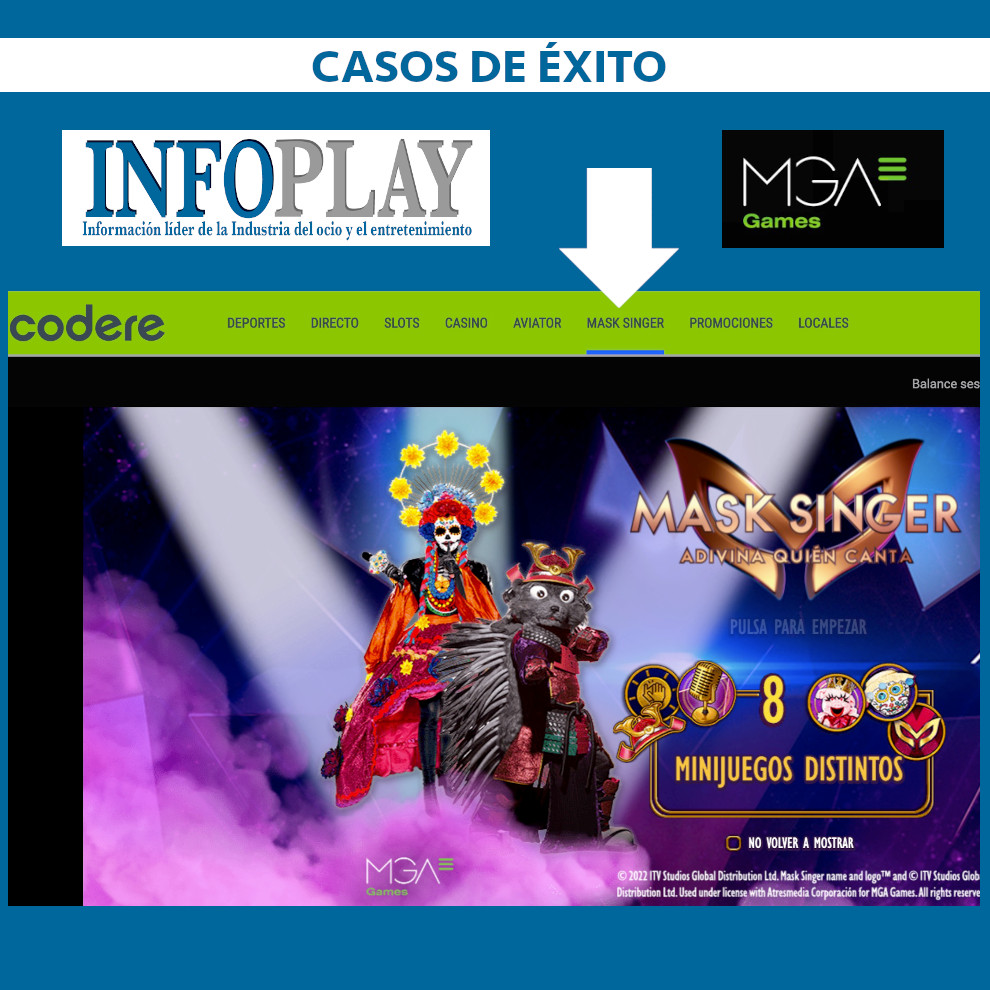 Mask Singer, la slot que sirve para promocionar el Casino Online de Codere 