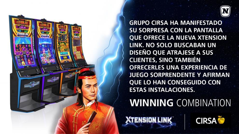 GRUPO CIRSA ABRE LAS PUERTAS A LA INNOVACIÓN CON XTENSION LINK DE NOVOMATIC