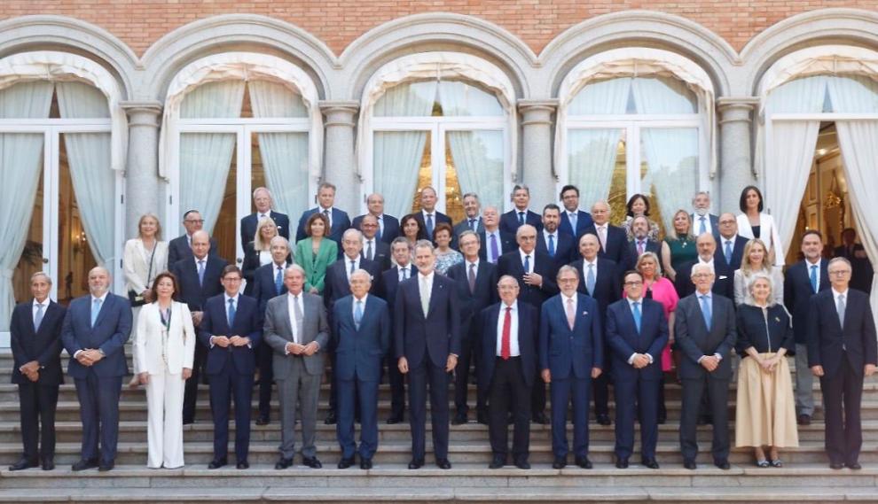 Pedro García Cuestas, con Su Majestad el Rey Felipe VI