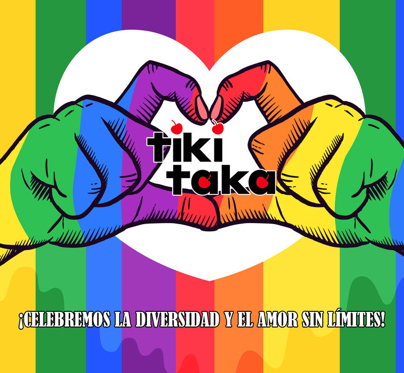 Los Salones de juego TIKI TAKA celebran el Orgullo
¡VIVA LA DIVERSIDAD!