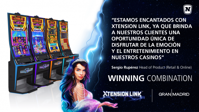 XTENSION LINK, un modelo de éxito de NOVOMATIC SPAIN que llega a Gran Madrid
VÍDEO