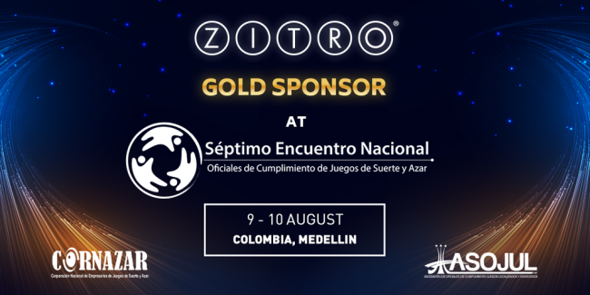 ZITRO WILL PARTICIPATE AS A GOLD SPONSOR AT THE COMPLIANCE OFFICERS MEETING IN COLOMBIA