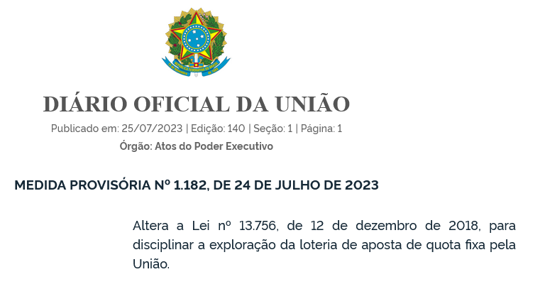 El Gobierno BRASILEÑO anuncia la regulación del mercado de apuestas deportivas