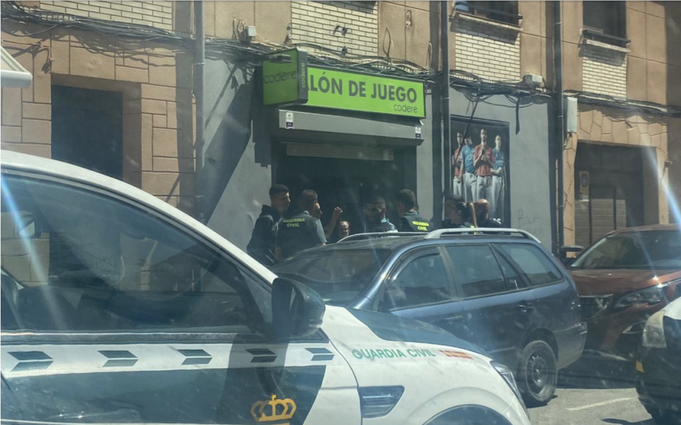 Los clientes de un salón de juego abortan un robo en Calahorra