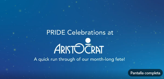 VÍDEO
ARISTOCRAT INDIA celebra la Diversidad