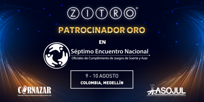 ZITRO PARTICIPARÁ COMO PATROCINADOR ORO EN EL ENCUENTRO DE OFICIALES DE CUMPLIMIENTO DE COLOMBIA