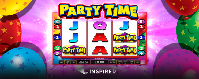 INSPIRED, PARTY TIME™, UK, RETAIL