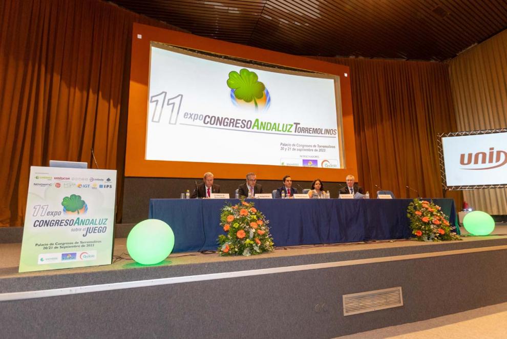 Manuel Vázquez, Secretario General de Hacienda de la Junta, inaugura el 11 Expo Congreso Andaluz del Juego