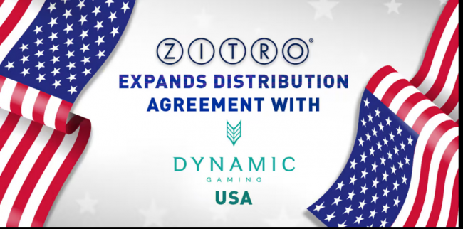 ZITRO USA EXPANDS DISTRIBUTION AGREEMENT WITH DYNAMIC GAMING, COVERING KEY U.S. MARKETS