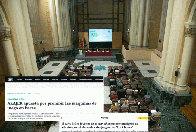 Así ha visto la prensa generalista la Jornada de AZAJER: Desde prohibir maquinas en bares a la atención sobre las cajas botín