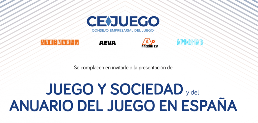 CEJUEGO presentará los estudios "Juego y Sociedad" y "Anuario del Juego en España 2023" en Valencia