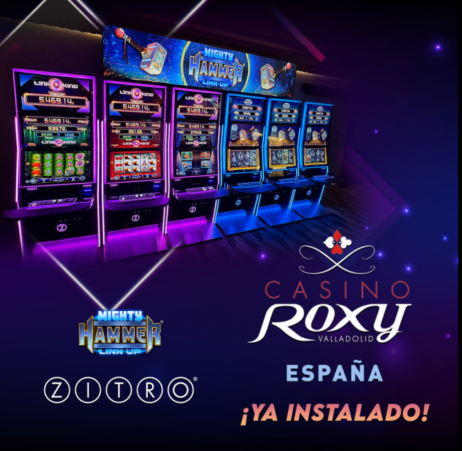 EL MULTIJUEGO MIGHTY HAMMER DE ZITRO LLEGA AL CASINO ROXY DE VALLADOLID