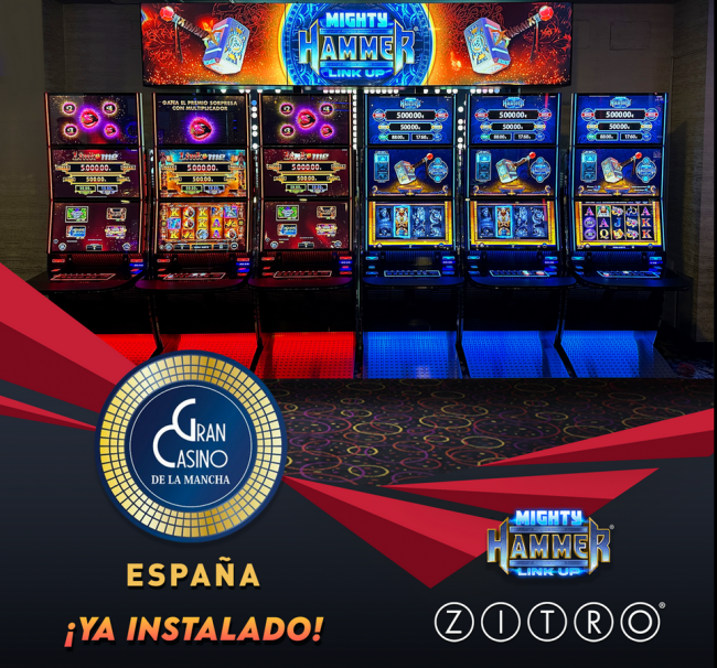EL MULTIJUEGO MIGHTY HAMMER DE ZITRO SE UNE AL EMOCIONANTE CATÁLOGO DEL GRAN CASINO DE LA MANCHA