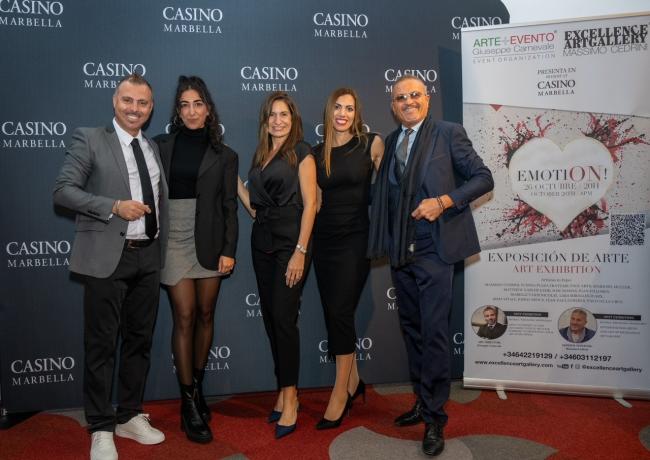 Emoción y Arte en Casino Marbella: Inauguración de la Exposición 
