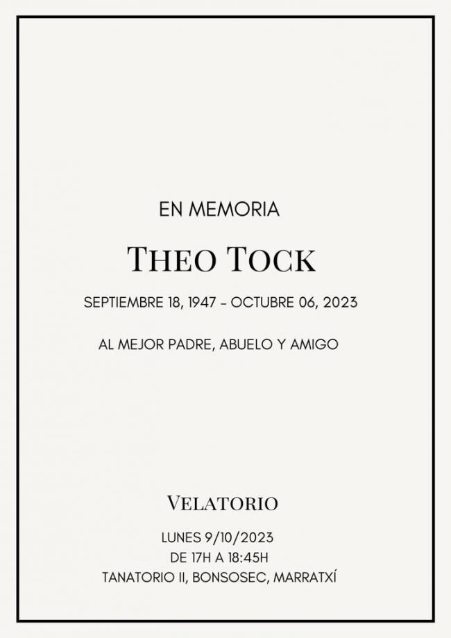 Fallecimiento de Theo Tock: Una pérdida significativa para la Industria del Recreativo en España