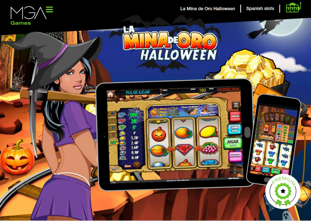 MGA Games viste de Halloween su mítica Mina de Oro VÍDEO y DESCRIPCIÓN DEL JUEGO