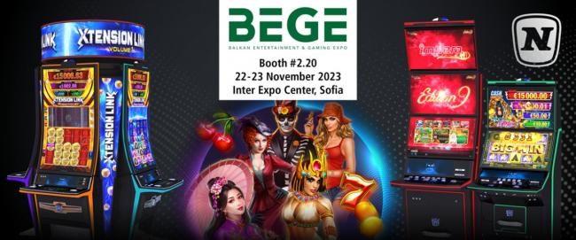 NOVOMATIC, NOVEDADES en el BEGE FOTOS
