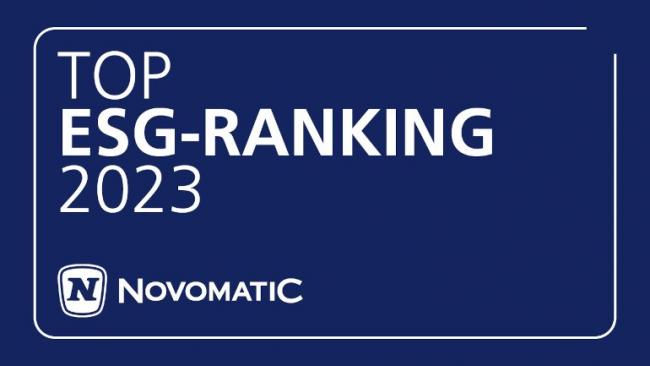 NOVOMATIC: Industry winner in current PwC ESG ranking