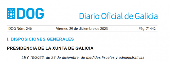 GALICIA, PRESUPUESTOS 2024, BINGO, MÁQUINAS