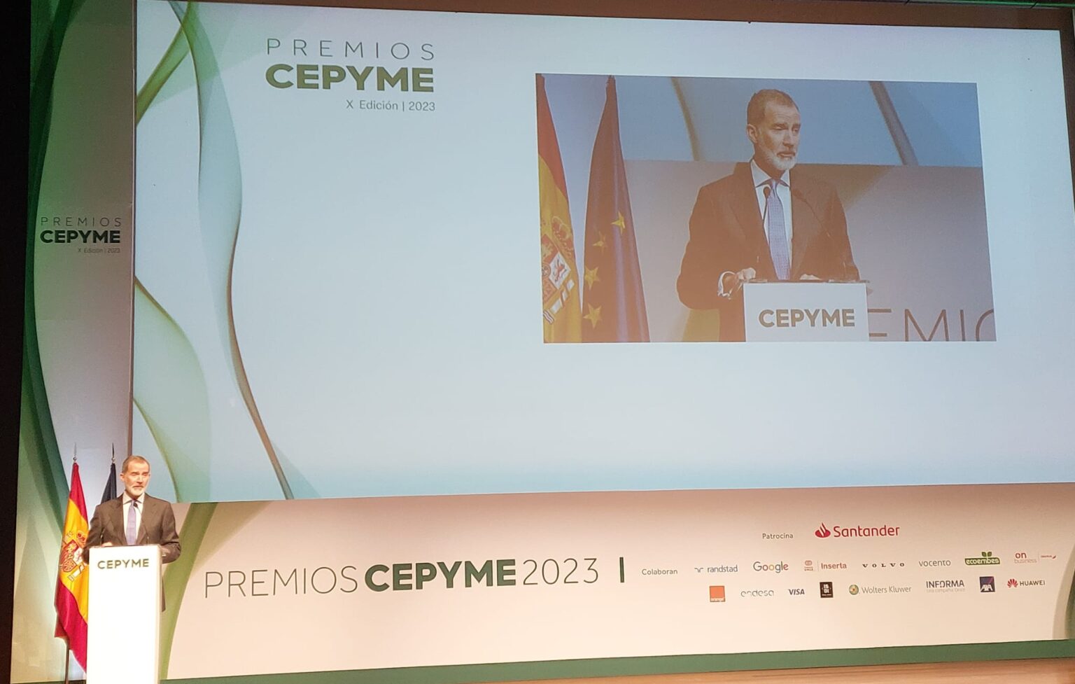 CLUB DE CONVERGENTES en la Gala de entrega de los X Premios CEPYME, presidida por Su Majestad el Rey Felipe VI