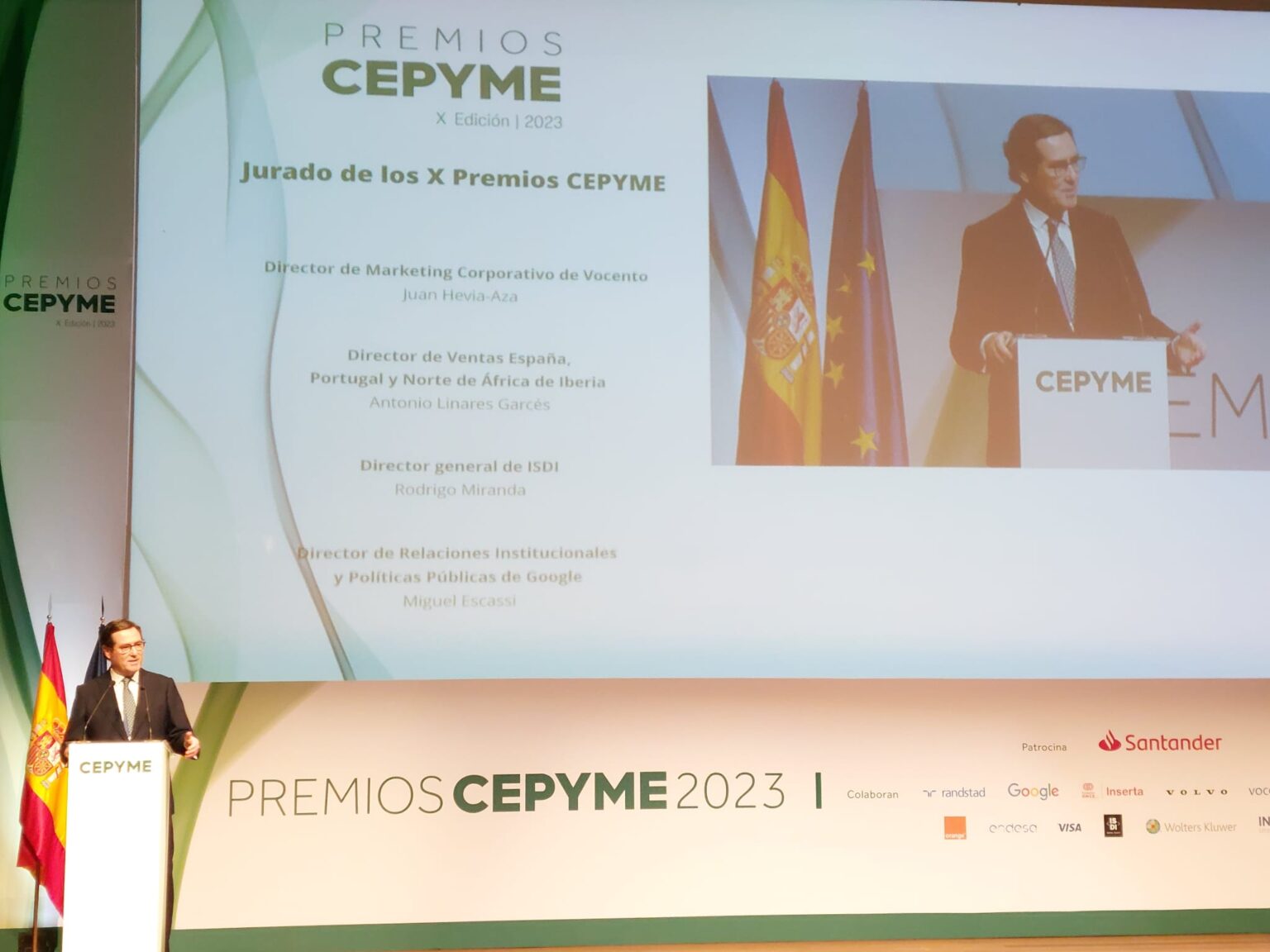 CLUB DE CONVERGENTES en la Gala de entrega de los X Premios CEPYME, presidida por Su Majestad el Rey Felipe VI