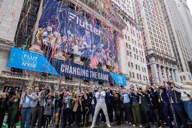 FLUTTER, BOLSA DE NUEVA YORK
