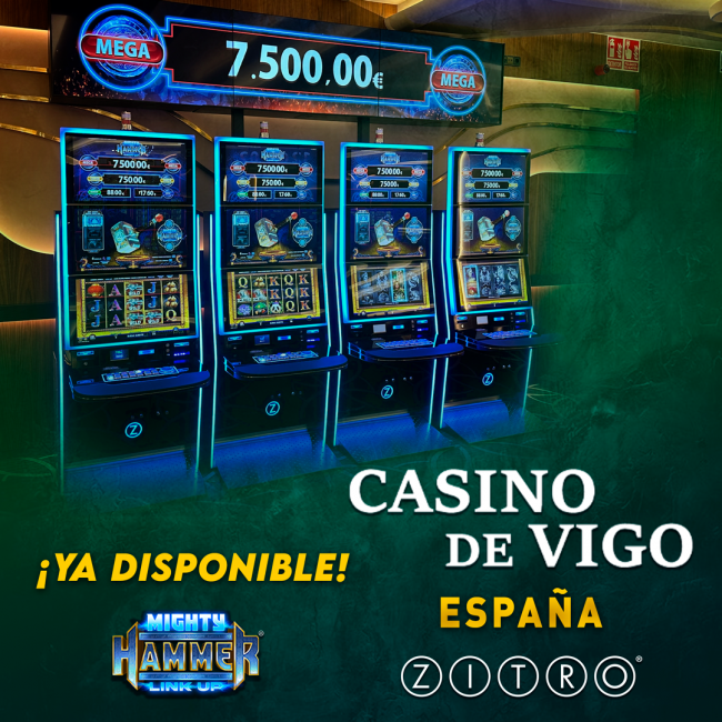 MIGHTY HAMMER IMPACTA CON FUERZA EN CASINO VIGO