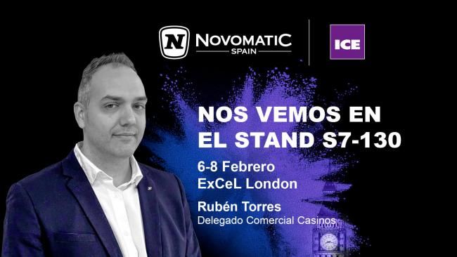 RUBÉN TORRES, NUEVO DELEGADO COMERCIAL PARA CASINOS EN NOVOMATIC SPAIN