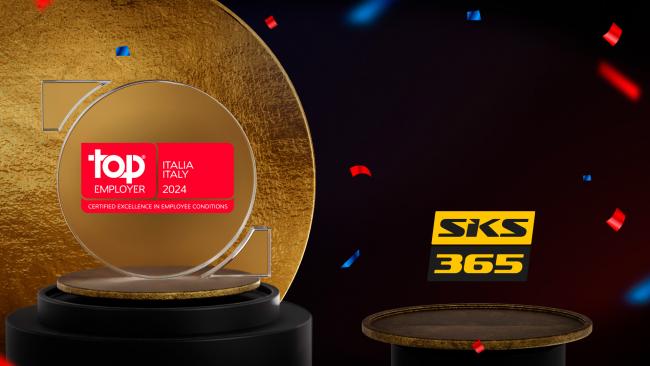 SKS365 es reconocida como uno de los Mejores Empleadores en Italia 2024